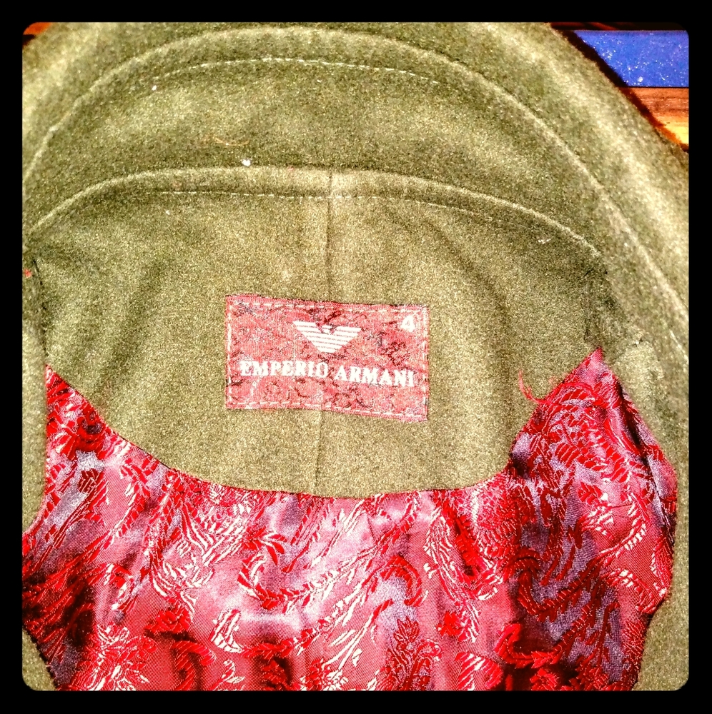 Emporio Armani vintage pea coat
